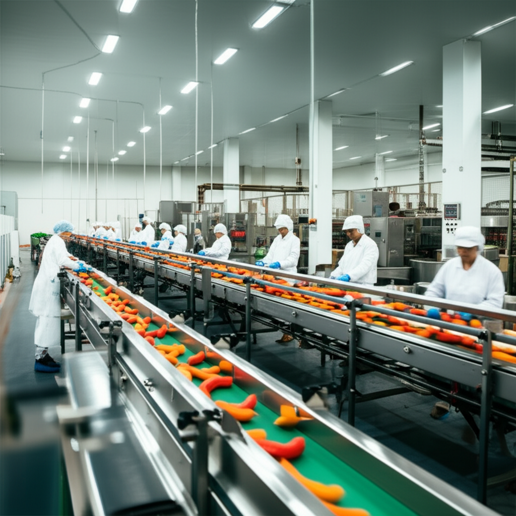 Fresh plant-based ingredients prepared for Spirueel products